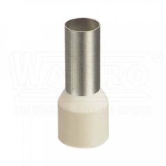 [DUI-0.75-12 bi]  kabelová lisovací dutinka Cu s izolací PP (polypropylen), 0,75 mm², d: 12 mm, bílá (II. Ger), L