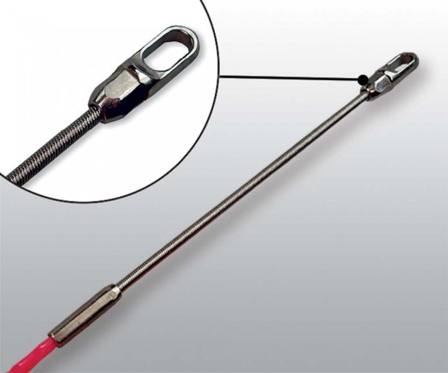 [81-BRC5-45]  profesionální protahovací pero "BARRACUDA 45", stáčené ze 3 perlonových strun, ø 5,2mm, pevnost v tahu: 400 kg, délka: 45 m, v praktickém nosiči ø 305mm