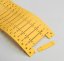 [WIT-LF-10X50-4H-YE]  Identifikační štítek WP-TAG 50x10 mm, 4 připevňovací otvory, pro termotransferový potisk, polyolefin, -55° až +125°C, žlutý