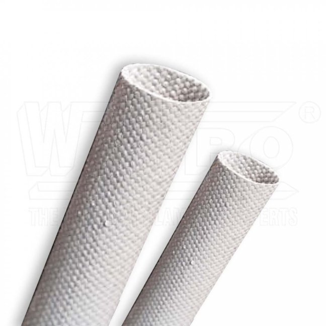 [WSG-25-03-09]  trubice SKILIFLEX pletená ze skelného vlákna potažená silikonem, nom. 2.5 kV (min. 2.0 kV), ø 3,0 mm, -45°C až +200°C, bílá