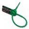 [S-VNSM-190-HT-05]  plastová bezpečnostní plomba VENUS Medium SEAL se štítkem 15 x 20 mm, s bezpečnostním zámkem, ø 2 mm, d.190 mm, nylon, laserový potisk, postupné číslování, zelená