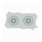 [WFLI13-3468-14]  stavebnicová přírubová vložka WAPRO-FLANGE pro WFL-13, 34 x 68 mm, 2x M25 (8 - 17 mm), šedá RAL 7035