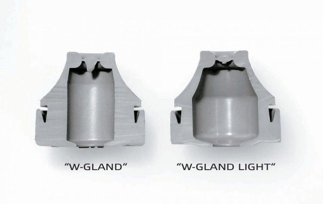 [GVKL-M20]  gumová průchodka / záslepka W-GLAND LIGHT, IP67, otvor M20, kabel 8 - 12 mm, kaučuk, šedá RAL 7035