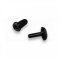 [PNY-4-35-BK]  plastové nýty, 4,0 mm / 5,0 mm, nylon 66, černé