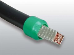 [DUI-50-20 oliv]  kabelová lisovací dutinka Cu s izolací PP (polypropylen), 50 mm², d: 20 mm, olivová (II. Ger), N