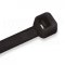 [WT-INT-100MCB]  stahovací pásek INLINE s vnějším ozubením; 103x2,5mm; černý