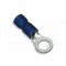 [OKI-2.5-M3-V]  kabelové lisovací oko Cu s izolací PVC, 1,5 - 2,5 mm², ø M3, EASY ENTRY, odolnost do 75°C, š: 6,6 mm, modrá
