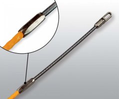 [81-BRC5-60]  profesionální protahovací pero "BARRACUDA 60", stáčené ze 3 perlonových strun, ø 5,2mm, pevnost v tahu: 400 kg, délka: 60 m, v praktickém nosiči ø 405mm