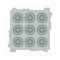 [WFLI21-6868-8]  stavebnicová přírubová vložka WAPRO-FLANGE pro WFL-21, 68 x 68 mm, 9x 7 - 14 mm, šedá RAL 7035
