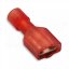 [OBPX-CI-1.5-6308-PA]  kabelová lisovací objímka plochá Cu celoizolovaná PA (polyamid), EASY ENTRY, 0,5 - 1,5 mm², pro kolík: 6,35 x 0,8 mm, červená