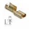 [OBP-2.5-4805-SN]  lisovací konektor objímka plochá neizolovaná, 1,0 - 2,5 mm², pro: 4,8 x 0,5 mm, mosazná, pocínovaná, samostatné kusy