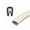 [OHV-95-12-WH]  flexibilní ochrana hrany (lemovka) s ocelovým vyztužením, š: 6,5 v: 9,5 mm, pro tloušťku panelu 1 - 2 mm, PVC s kovovou výztuhou, bílá, bal. 100 m