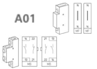 dodatečné moduly (čelní montáž - A01)