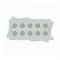 [WFLI13-3468-16]  stavebnicová přírubová vložka WAPRO-FLANGE pro WFL-13, 34 x 68 mm, 10x 4 - 10 mm, šedá RAL 7035