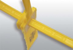 [S-GLXS-1-430-04]  plastová bezpečnostní plomba GALAXY SEAL 1 se štítkem 22 x 68 mm, se zámkem s kovovou kleštinou, š.7,5 mm, d.430 mm, postupné číslování, žlutá
