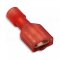 [OBPX-CI-1.5-6308-PA]  kabelová lisovací objímka plochá Cu celoizolovaná PA (polyamid), EASY ENTRY, 0,5 - 1,5 mm², pro kolík: 6,35 x 0,8 mm, červená