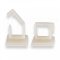 [KP5-11-11-AD]  samolepící kabelová příchytka KAPRI CLIP 5, 20 x 19,8 mm / 11,2 mm, přírodní
