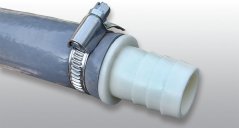 [HASPO-9-W4-120]  hadicová spona se šnekovým závitem, š.: 9 mm, Ø 100-120 mm, nerezová ocel (chom-niklová ocel W4 / AISI 304), galvanizovaný šroubek