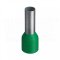 [DUI-0.34-6 zel]  kabelová lisovací dutinka Cu s izolací PP (polypropylen), 0,34 mm², d: 6 mm, zelená (I. Fr), N