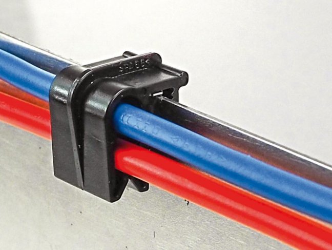 [PBSK-C1]  kabelová rychlopříchytka na hranu tloušťky 0,7 - 3 mm
