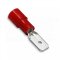 [KOP-PI-1.5-2805-PA]  kabelový lisovací kolík plochý Cu poloizolovaný PA (polyamid), DIN 46245, EASY ENTRY, 0,5 - 1,5 mm², 2,8 x 0,5 mm, červená