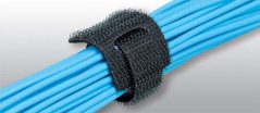[CACU-300-13-BK]  stahovací pásek se suchým zipem CACTUS BAND; 300x13mm; černý