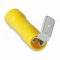 [OBP2-CI-6-6308-DC]  kabelová lisovací objímka plochá Cu celoizolovaná PVC s odbočkou, EASY ENTRY, DOUBLE CRIMP, 4,0 - 6,0 mm², pro kolík: 6,35 x 0,8 mm, žlutá