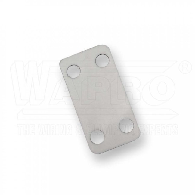 [PS-WT-3819]  popisovací štítky pro vázací pásky, 38,5 x 19,1 mm, bílá