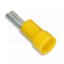 [KOI-25-15-PA]  kabelový lisovací kolík Cu s izolací PA (polyamid), DIN 46231, EASY ENTRY, odolnost do 105°C, 25 mm², d. kolíku: 15 mm, žlutá