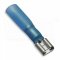 [OBP-SM-2.5-6308]  kabelová lisovací objímka plochá Cu poloizolovaná teplem smrštitelnou trubicí s lepidlem, vodotěsná, EASY ENTRY, DOUBLE CRIMP, 1,5 - 2,5 mm², pro kolík: 6,35 x 0,8 mm, modrá