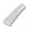 [SWOKL-4-35-PP-09]  přístrojová svorkovnice WAPRO, do 35 mm², PP (polypropylen), mosazné pouzdro, potlačující hoření, 12 pólů, bílá