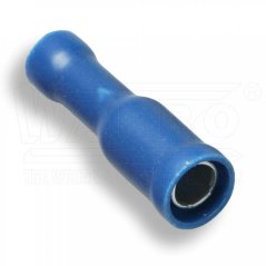 [OBK-CI-2.5-5]  kabelová lisovací objímka kruhová Cu celoizolovaná PVC, 1,5 - 2,5 mm², pro ø : 5 mm, modrá
