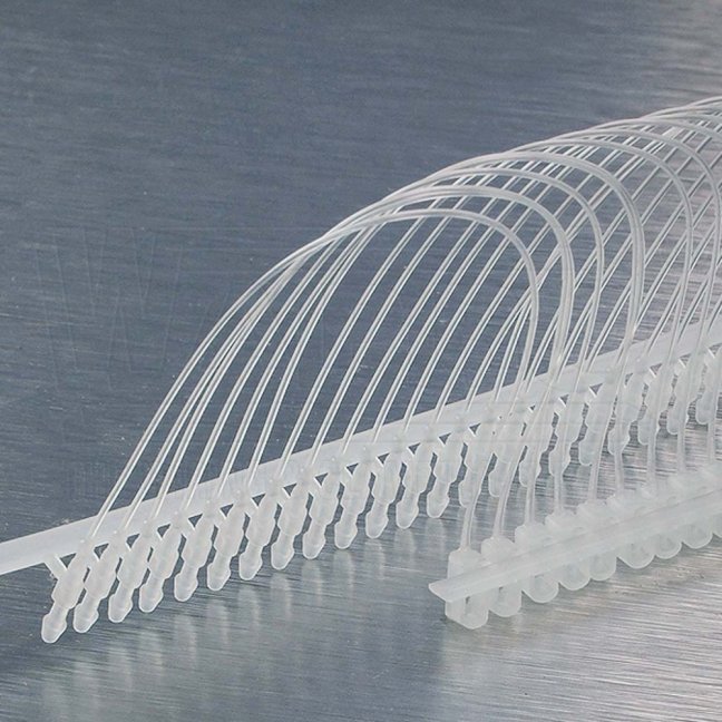[S-HWKR-100P]  vázací příchytka HAWKER SEAL pro visačky, v pásu, d. 100 mm, PP (polypropylen), přírodní