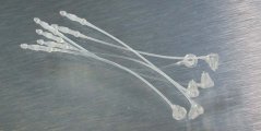[S-HWKR-100P]  vázací příchytka HAWKER SEAL pro visačky, v pásu, d. 100 mm, PP (polypropylen), přírodní