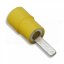 [KOIP-6-10-PA]  kabelový lisovací kolík Cu plochý s izolací PA (polyamid), EASY ENTRY, 4,0 - 6,0 mm², d. kolíku: 10,5 mm, š. kolíku: 2,8 mm, žlutá