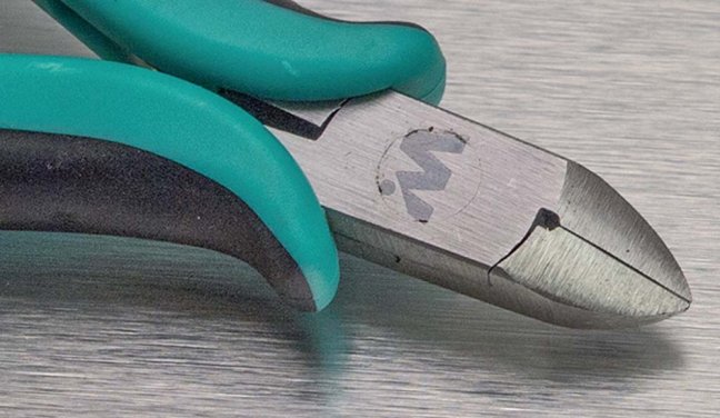 [26-KS-1]  mini kleště štípací stranové, pro stříhání měděných vodičů do ø 1,6mm, d.: 130mm