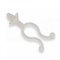 [OMG-PM-33-8]  rychlospona OMG PUSHMOUNT s rychlomontážním připevněním, Ø 15 mm, výška základny: 13,1 mm, do otvoru Ø 4,6 - 4,8 mm, do panelu tl. 1,0 - 2,0 mm, nylon 66, přírodní