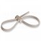 [WT-DL-220ST]  stahovací pásek DOUBLE LOOP 225x4,8mm; dvojitá smyčka; přírodní