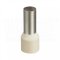 [DUI-0.50-6 bi]  kabelová lisovací dutinka Cu s izolací PP (polypropylen), 0,50 mm², d: 6 mm, bílá (III. DIN, I. Fr), K
