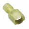 [KOPX-CI-6-6308-PA]  kabelový lisovací kolík plochý Cu celoizolovaný PA (polyamid), EASY ENTRY, 4,0 - 6,0 mm², 6,35 x 0,8 mm, žlutá