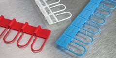 [S-ARCT-1-04]  plastová visací plomba AIRCAT SEAL, ø 2 mm, tělo plomby: 25 x 19 mm, tl. těla plomby: 4 mm, celková výška plomby: 44 mm, laserový potisk, žlutá