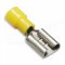 [OBP-PI-6-6308-PA]  kabelová lisovací objímka plochá Cu poloizolovaná PA (polyamid), EASY ENTRY, 4,0 - 6,0 mm², pro kolík: 6,35 x 0,8 mm, žlutá