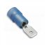 [KOP-PI-2.5-4805-PA-DC]  kabelový lisovací kolík plochý Cu poloizolovaný PA (polyamid), DIN 46245, EASY ENTRY, DOUBLE CRIMP, 1,5 - 2,5 mm², 4,8 x 0,5 mm, modrá