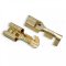 [OBPJ-1.0-6308]  lisovací konektor objímka plochá s jazýčkem neizolovaná (DIN 46340), 0,5 - 1,0 mm², pro: 6,3 x 0,8 mm, mosazná, samostatné kusy