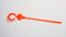 [HH-20-OR]  stahovací pásek rozdělávací HAPPY-HOOK s otočným háčkem; délka 150 mm; oranžový