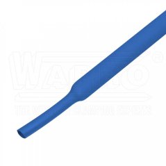 [WDT4-060-06-2]  slabostěnná teplem smrštitelná trubice / bužírka WDT4 s lepidlem, 4:1, -55 °C až +125°C, UL, samozhášivá, 6,0 / 1,5 mm, modrá, b. 1,22 m