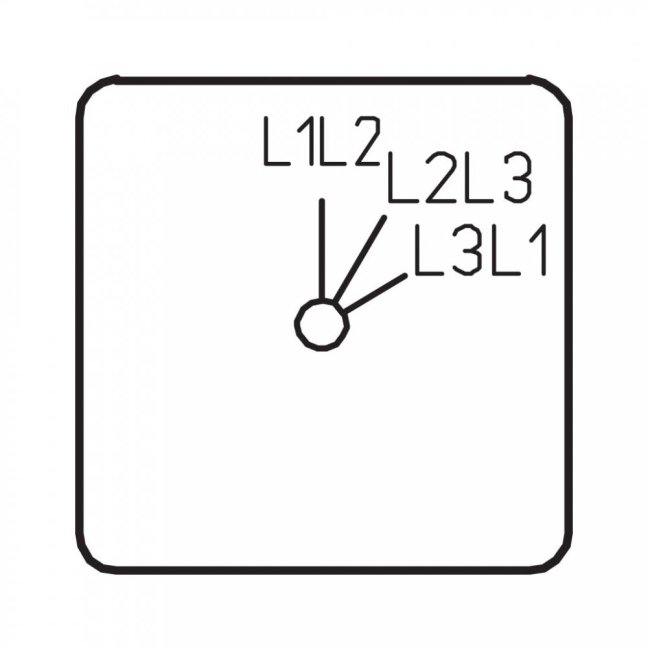 [FAS1-3106]  štítek FA 3106, pro rámeček 30x30mm, 30°, stříbrný, černý popis