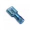 [OBP-CI-2.5-6308-PC-DC]  kabelová lisovací objímka plochá Cu celoizolovaná PC (polykarbonát), DIN 46245, EASY ENTRY, DOUBLE CRIMP, 1,5 - 2,5 mm², pro kolík: 6,35 x 0,8 mm, modrá