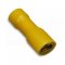 [OBP-CI-6-6308]  kabelová lisovací objímka plochá Cu celoizolovaná PVC, DIN 46245, EASY ENTRY, DOUBLE CRIMP, 4,0 - 6,0 mm², pro kolík: 6,35 x 0,8 mm, žlutá