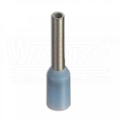 [DUI-0.25-8 sm]  kabelová lisovací dutinka Cu s izolací PP (polypropylen), 0,25 mm², d: 8 mm, světle modrá (II Ger), L